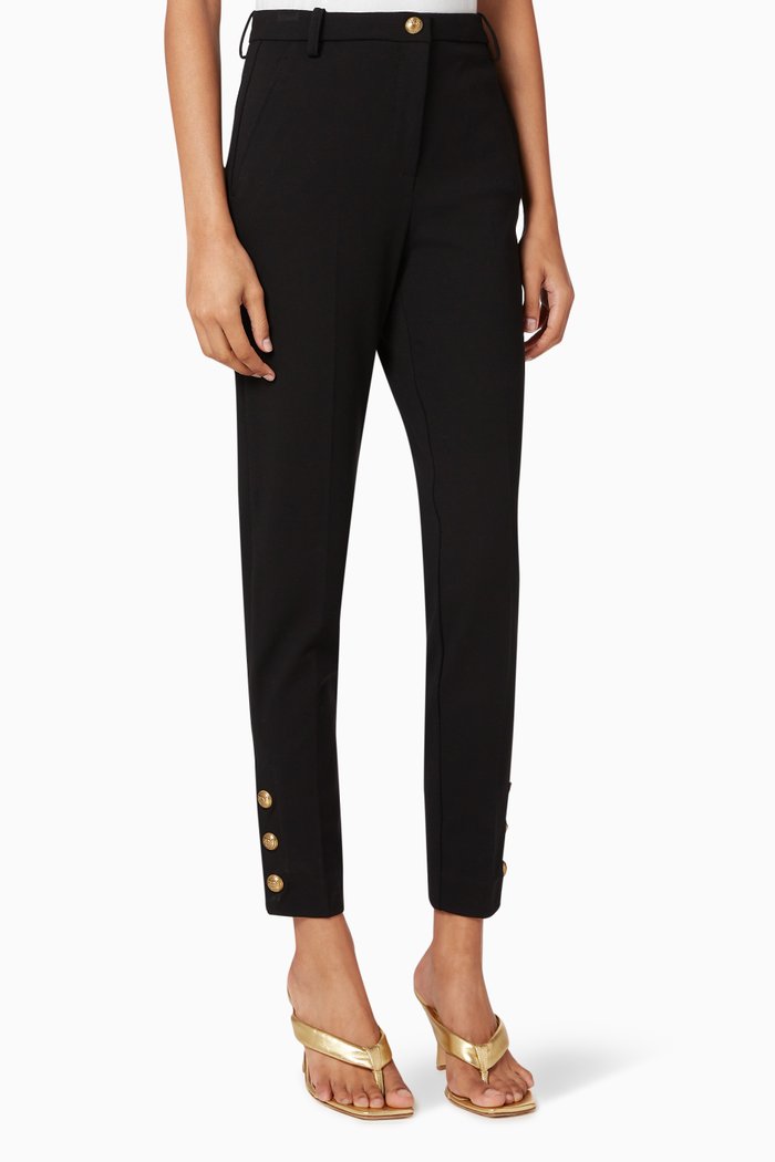 

Lamberto Slim Fit Pants, Black
