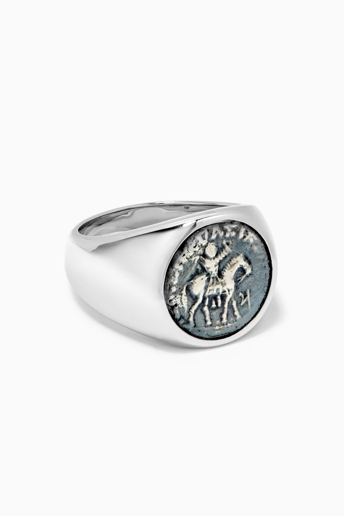 

Coin Ring in Sterling Silver