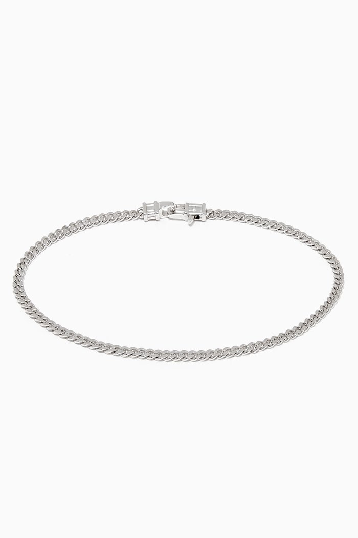 

Curb Bracelet M in Sterling Silver