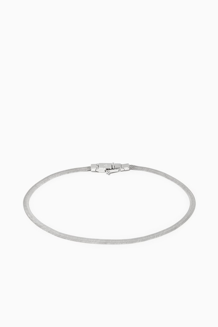 

Herringbone Bracelet in Sterling Silver