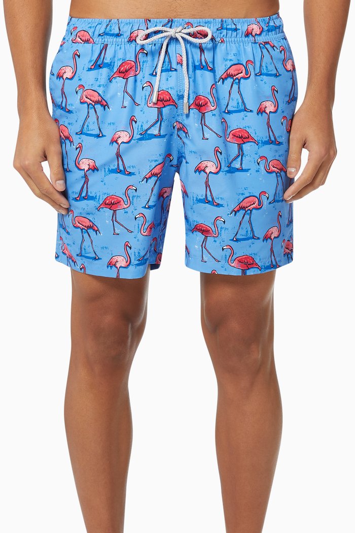 

Arthus Flamingo Swim Shorts, Blue