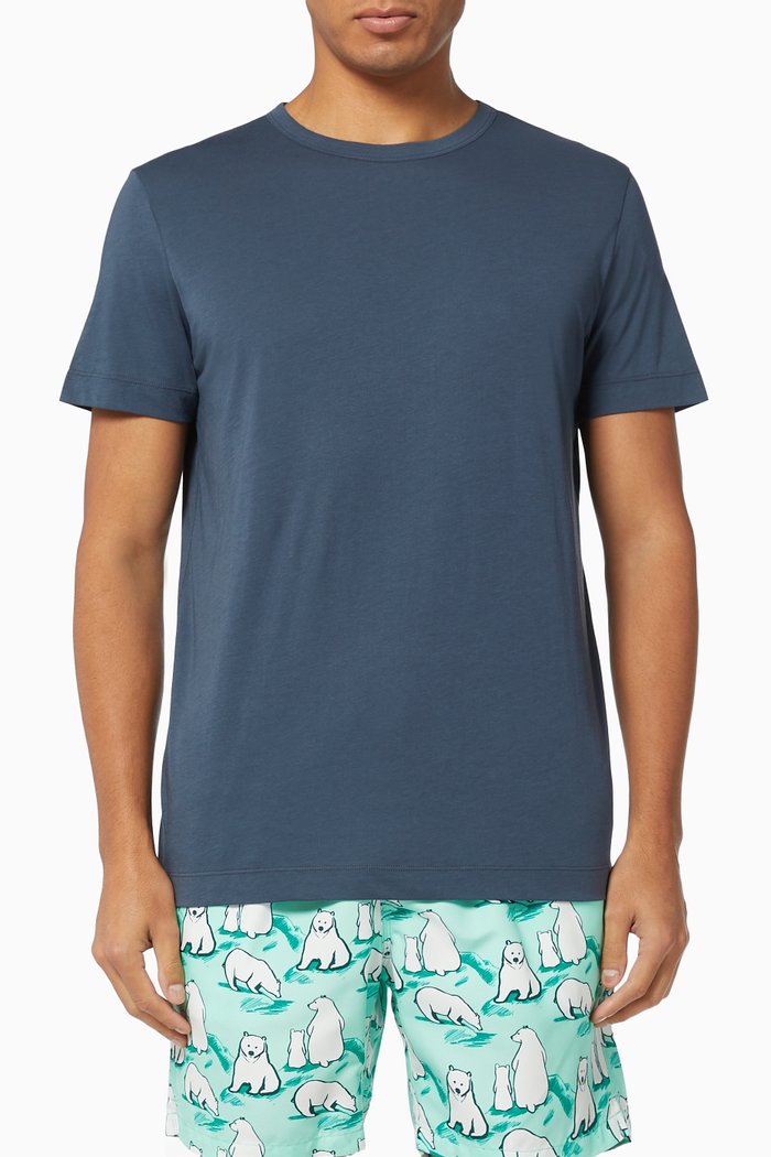 

Ricci Pima Cotton T-Shirt, Blue