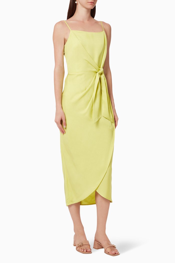 

Laani Viscose Blend Midi Dress, Green