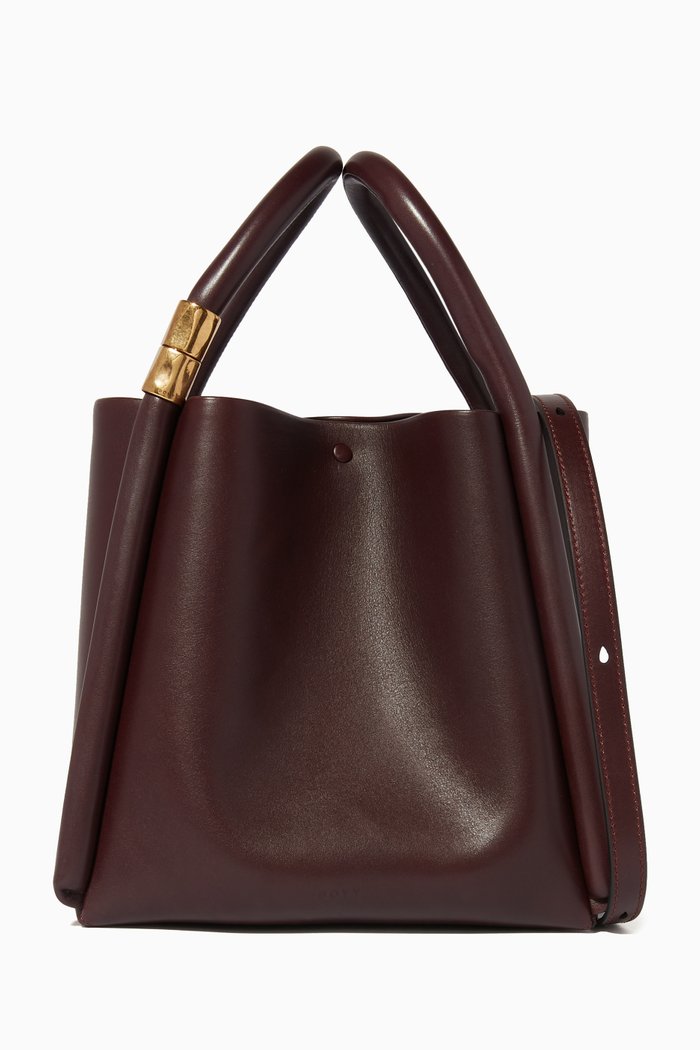 Lotus 20 in Smooth Calf Leather, Burgundy