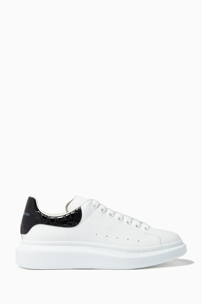 

Oversized Sneakers in Leather, White