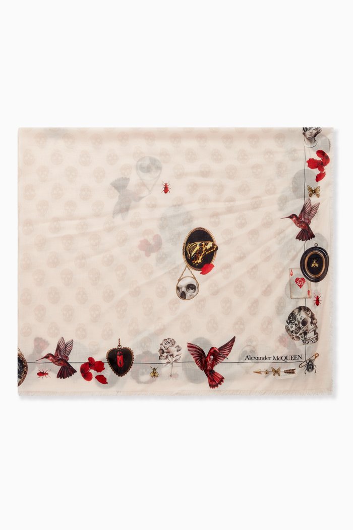 

Cameo Biker Scarf in Modal, Pink