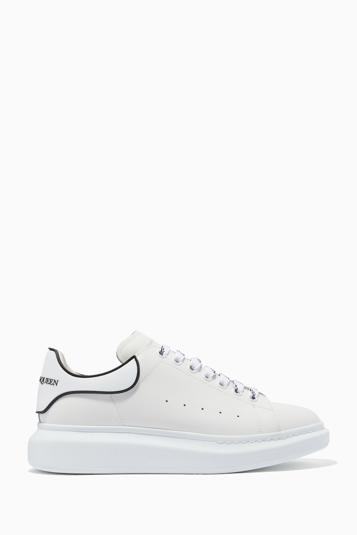 

Oversized Sneakers in Leather, White