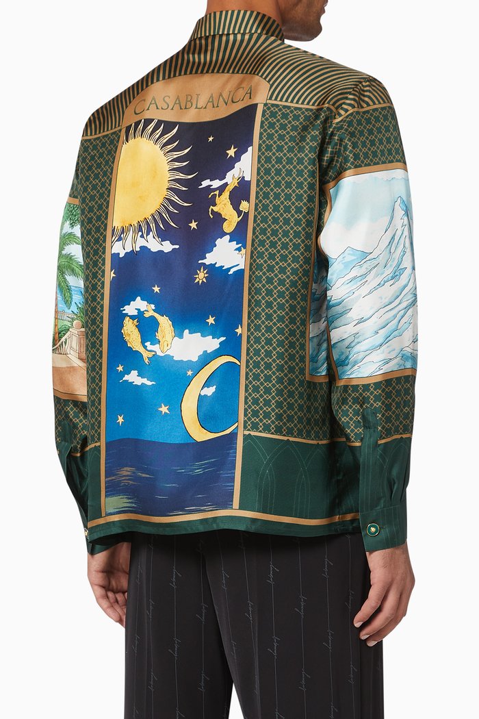 

La Fleur De L'Oranger Silk Shirt, Multicolour