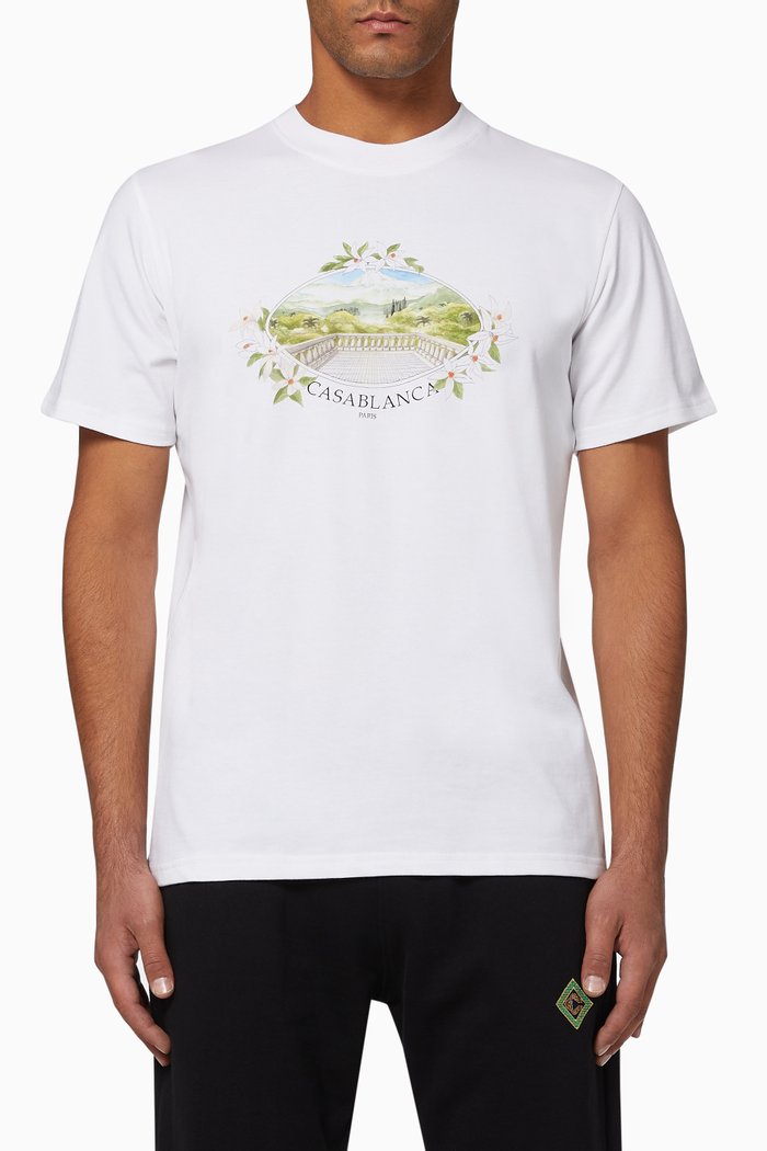

Vista Cotton T-Shirt, White
