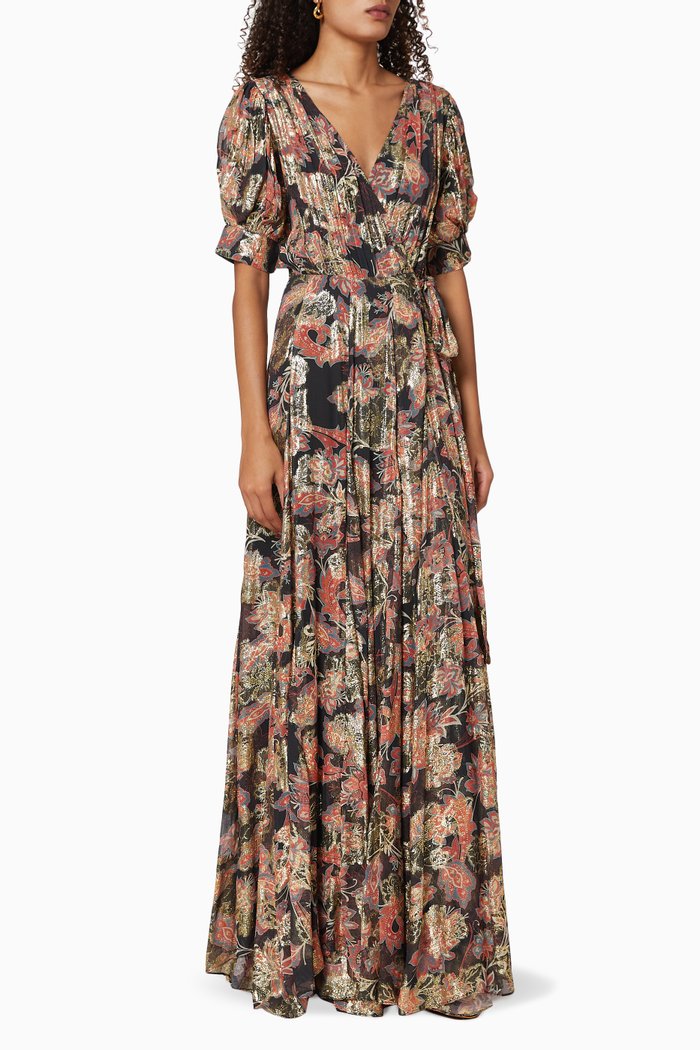 

Sion Wrap Dress, Black
