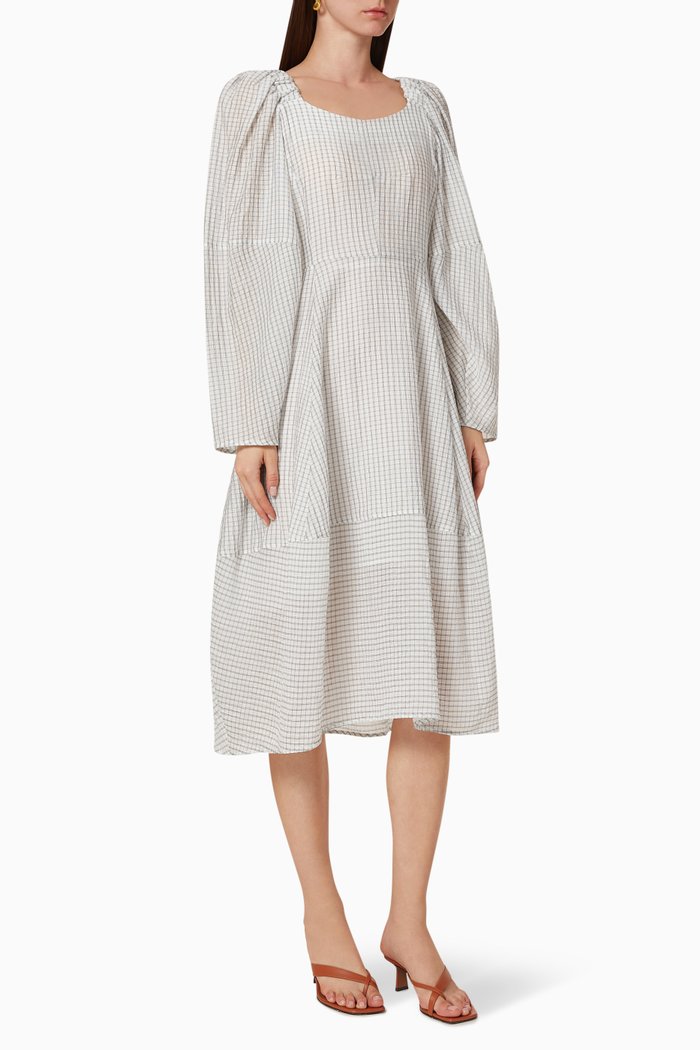 

Anni Structural Midi Dress, White