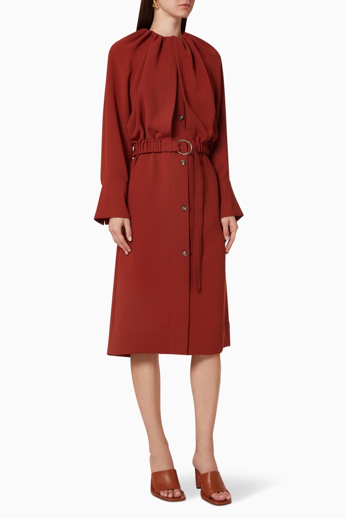 

Kathleen Midi Dress, Orange