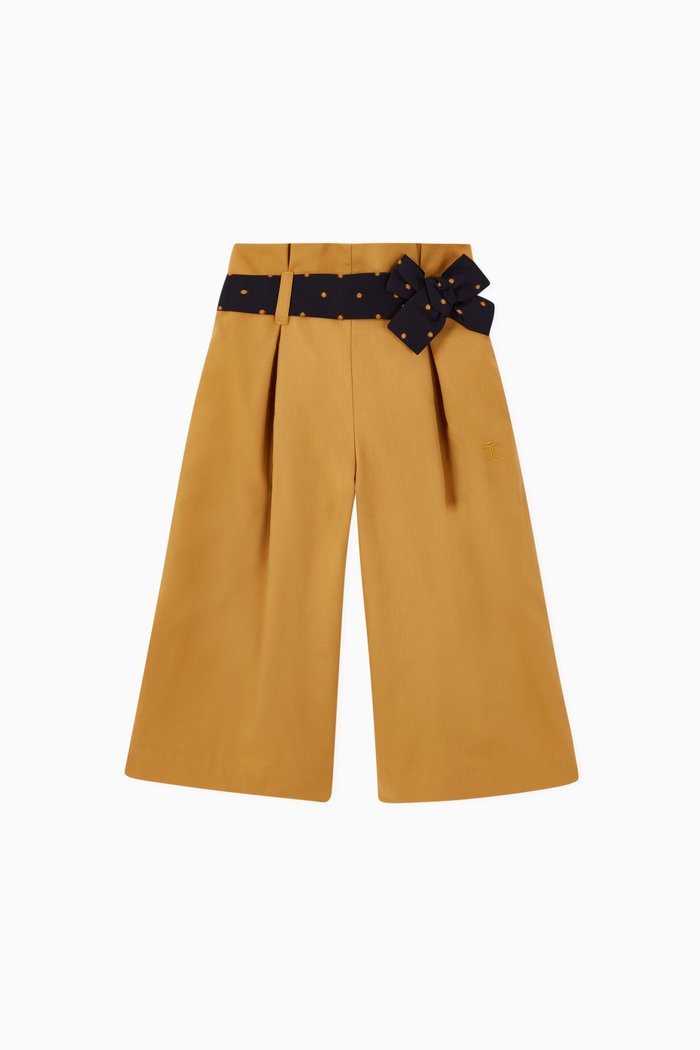 

Woven Polycotton Sailor Pants, Yellow
