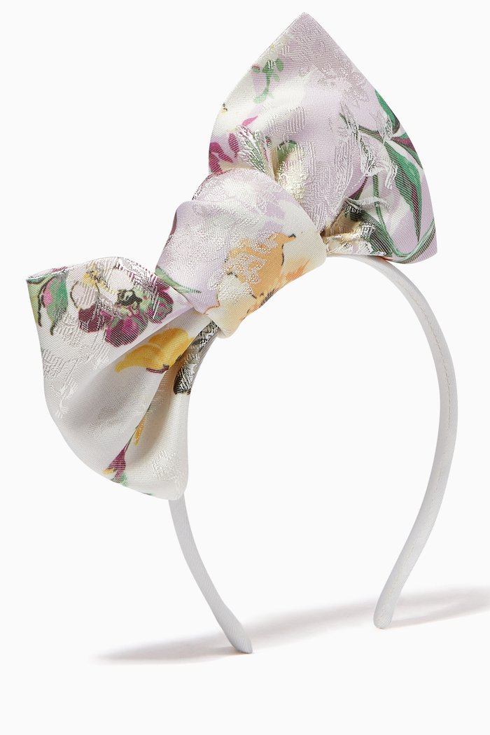 

Origami Polka Dot Bow Headband, Multicolour