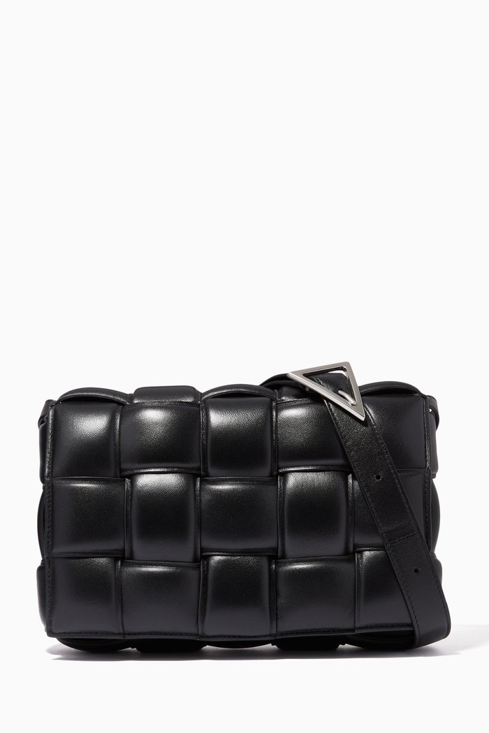 

Padded Cassette Bag in Nappa, Black