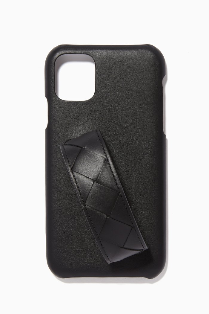 

iPhone 11 Case in Calfskin, Black
