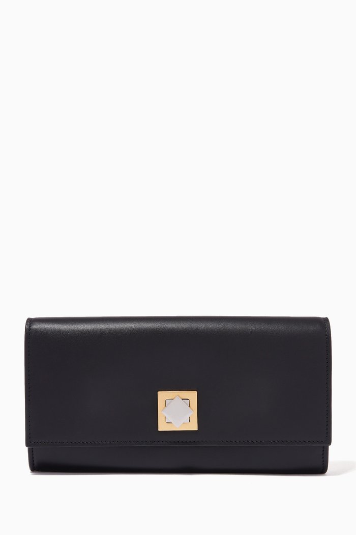 

Continental Wallet in French Calf, Black