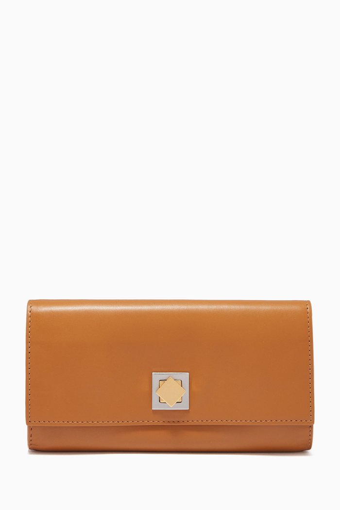 

Continental Wallet in French Calf, Brown