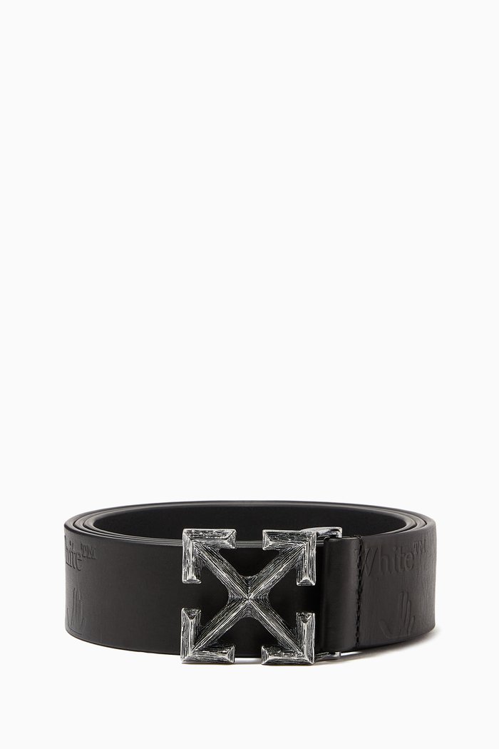 

Arrows Belt in Leather, Black