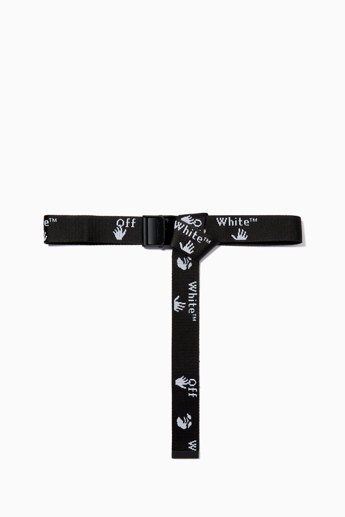 

Big Logo Belt in Nylon, Black