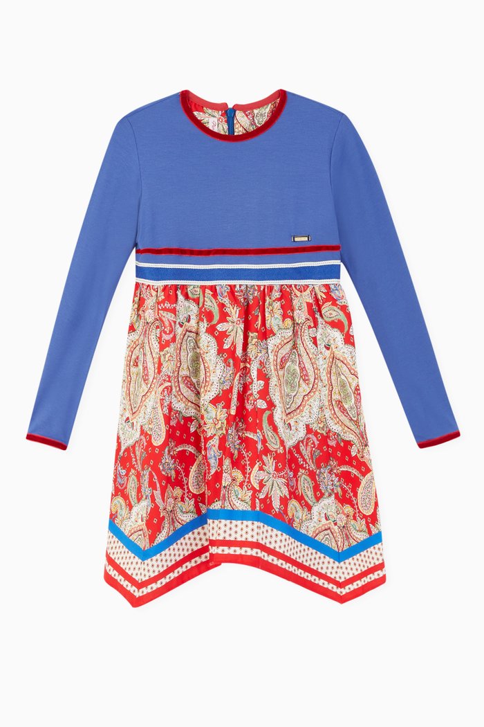 

Calixta Paisley-Print Dress, Multicolour