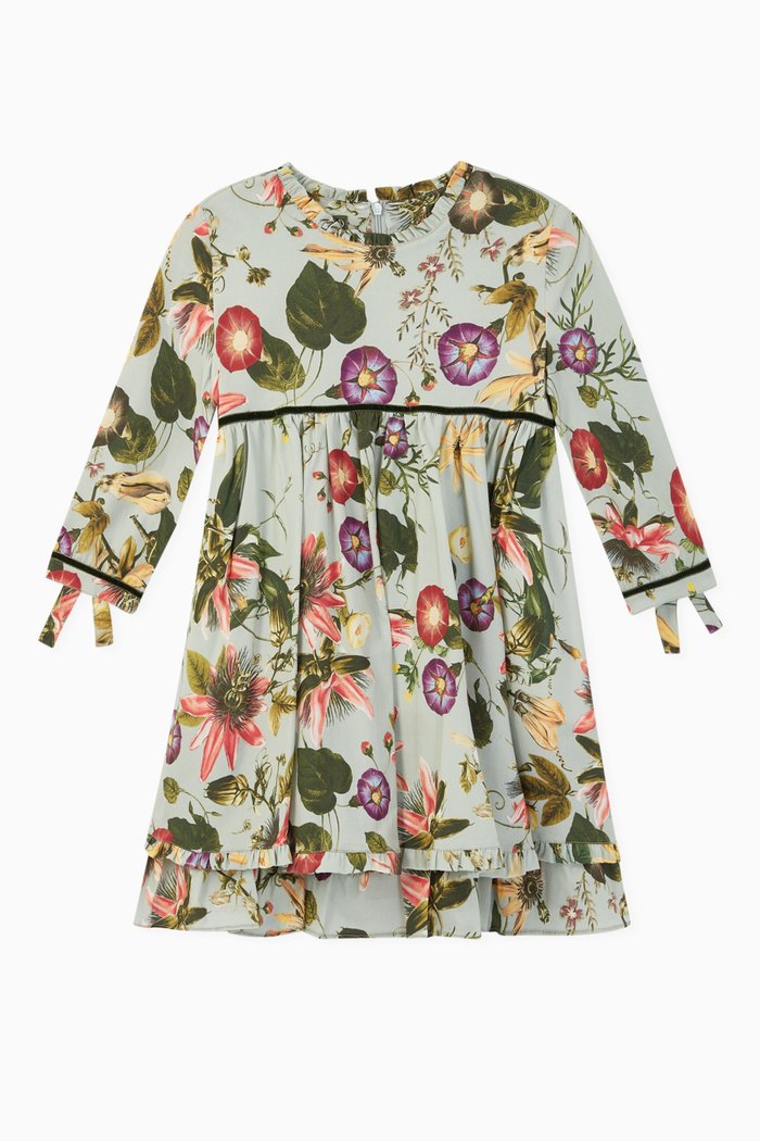 

Faith Floral Print Dress, Green