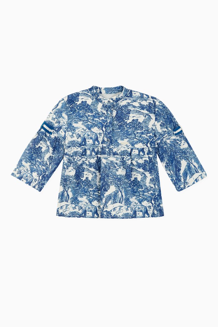 

Betina Toile De Jouy Print Blouse, Blue