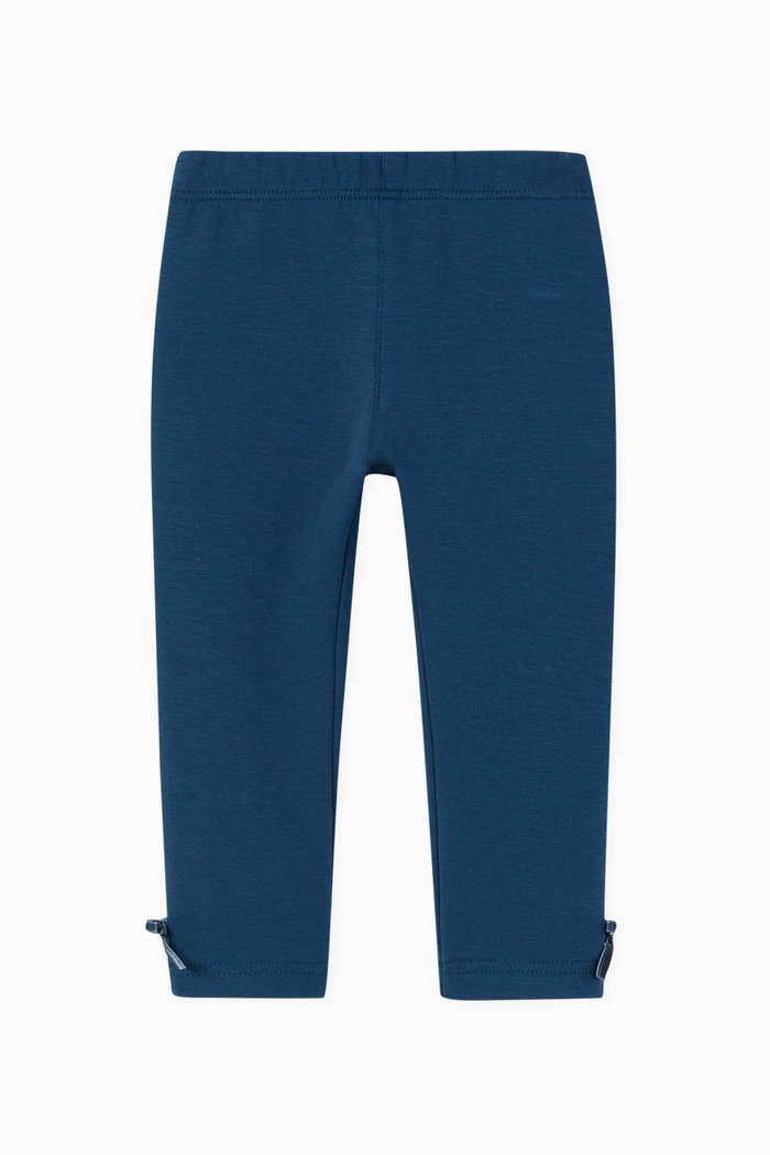 

Lora Cotton Leggings, Blue