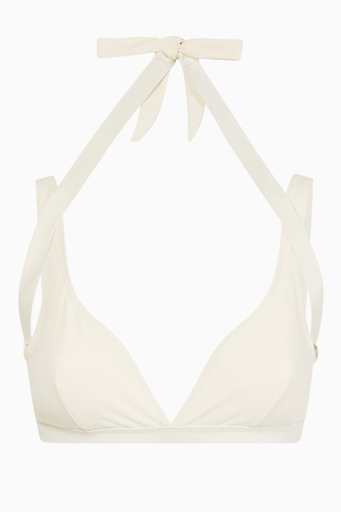 

Portofino Bikini Top, White