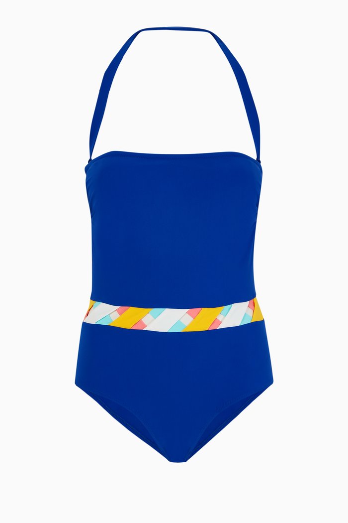 Porto Cervo One Piece Swimsuit, Blue