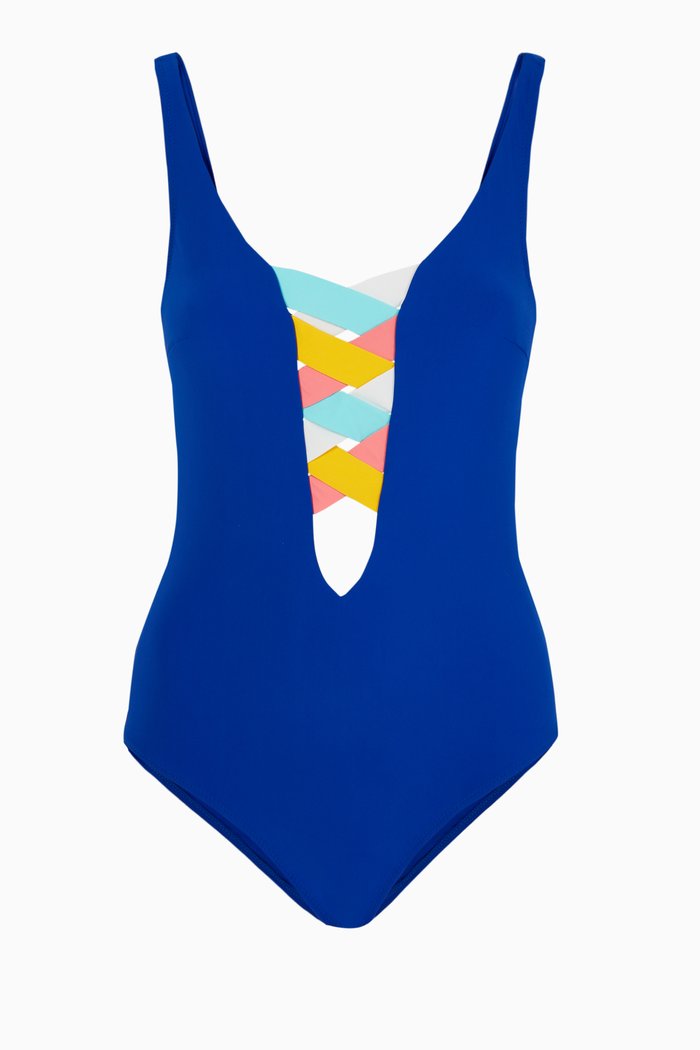 

St Martin One Piece Swimsuit, Blue