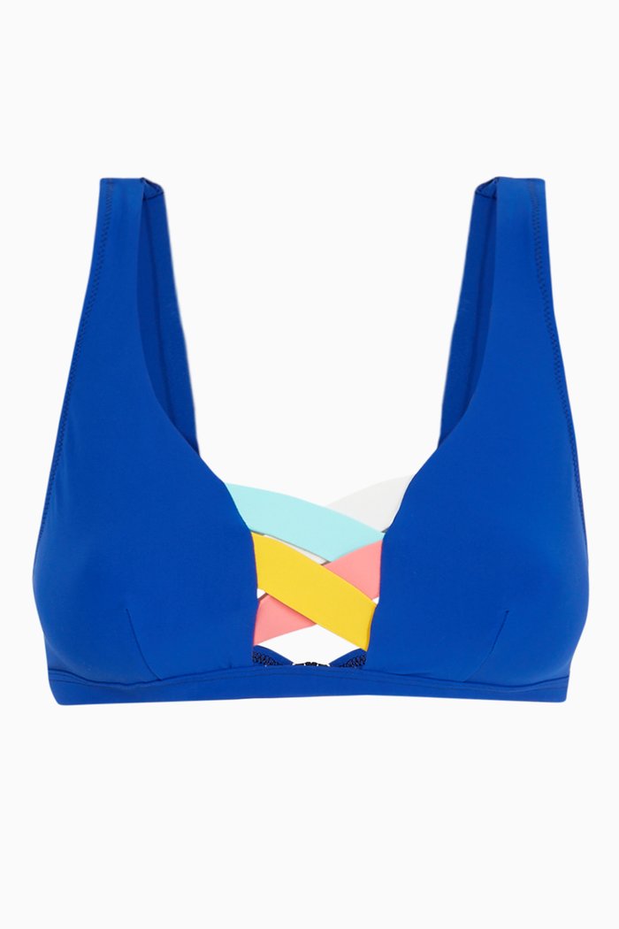 

Martinique Bikini Top, Blue