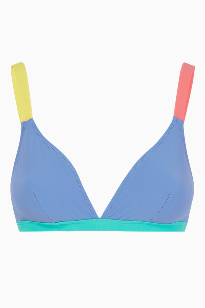 

St Barths Bikini Top, Blue