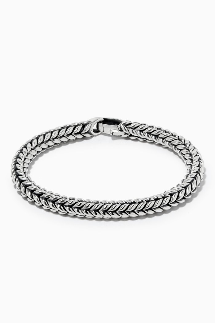Chevron Bracelet in Sterling Silver