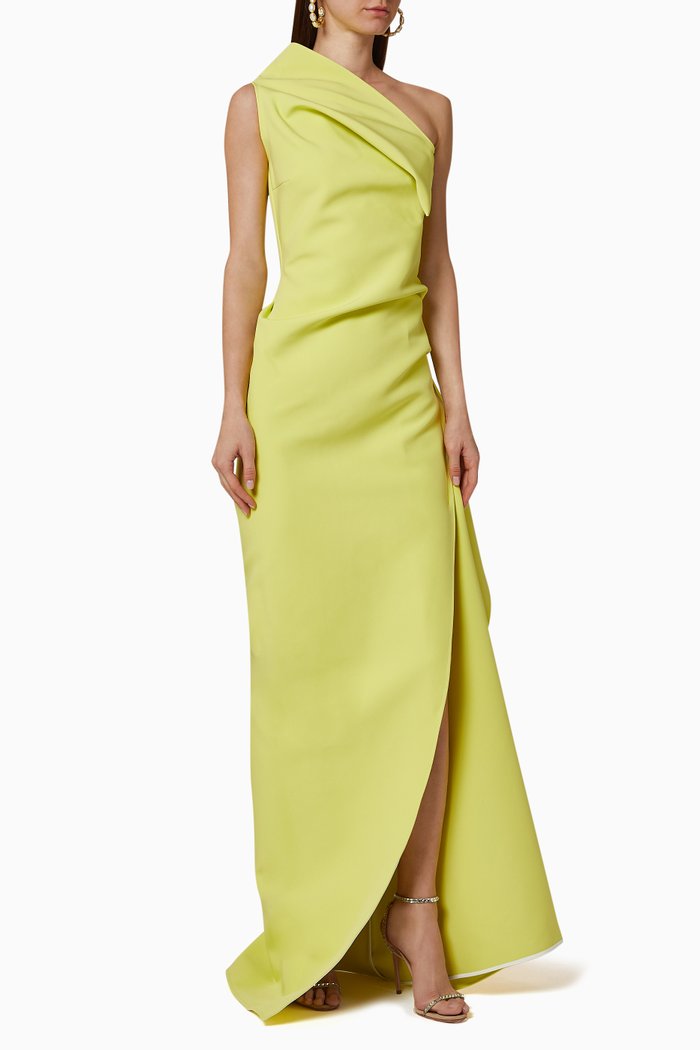 

Steadfast Evening Gown, Yellow