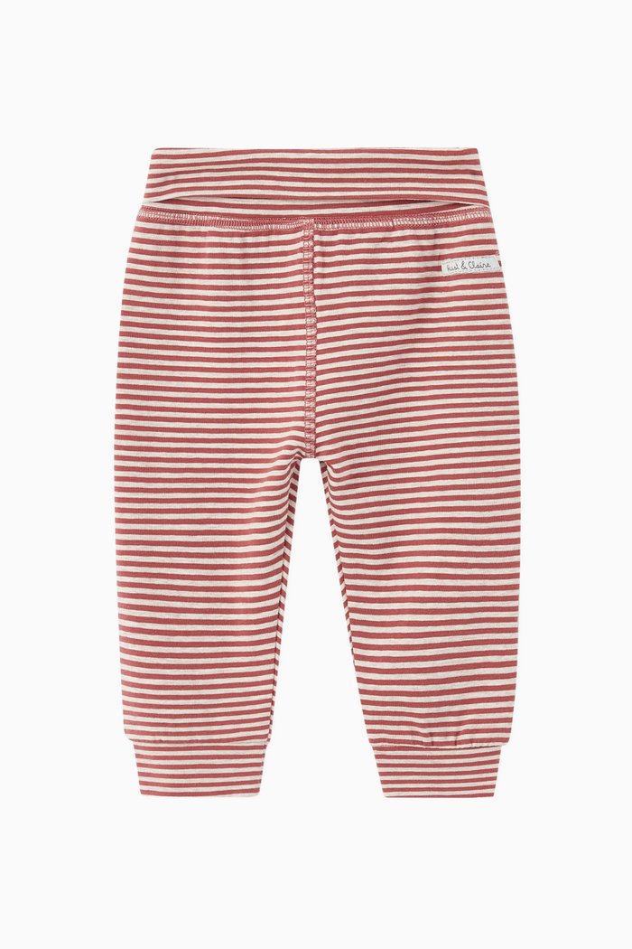 

Luca Striped Leggings, Red