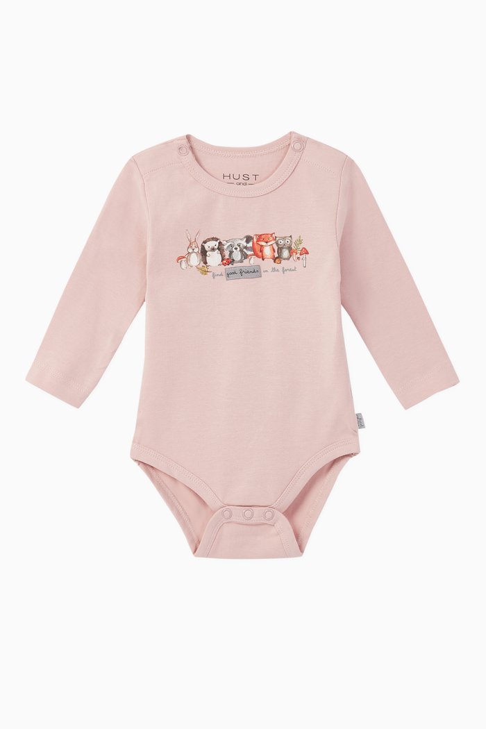 

Bebe Jersey Bodysuit, Pink
