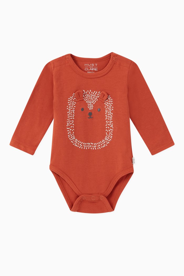 

Bebe Jersey Bodysuit, Brown