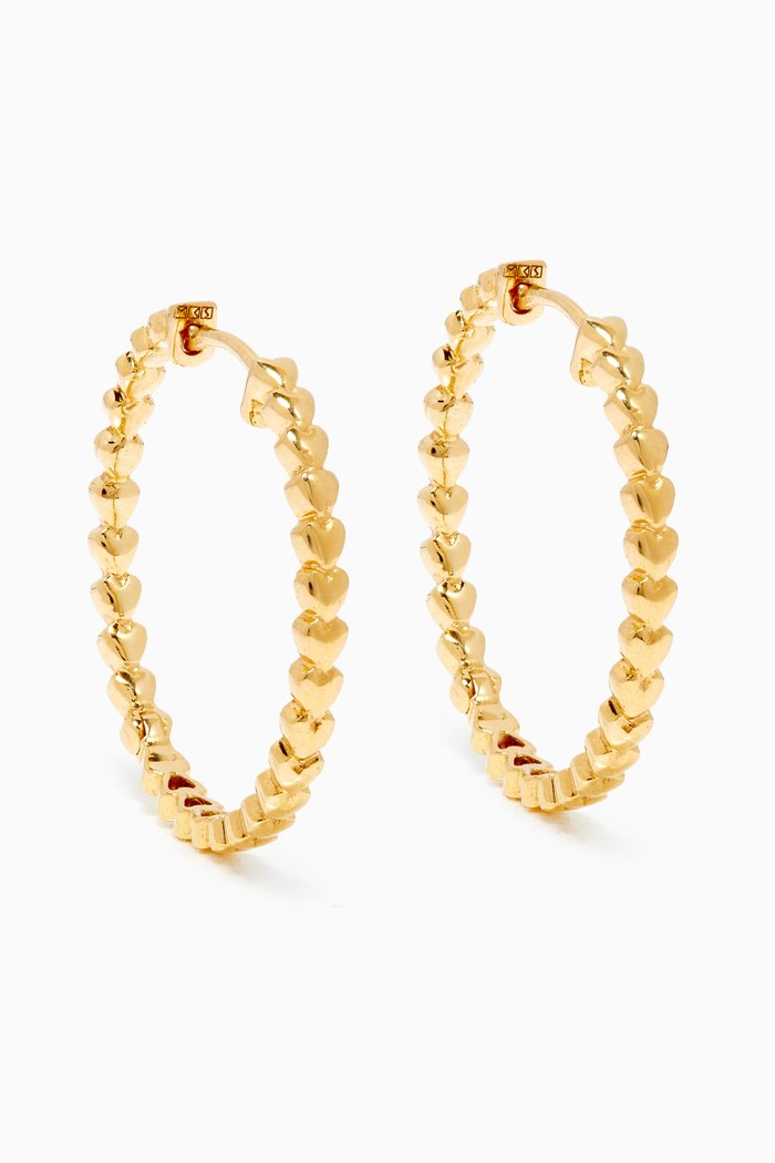 Love Always Earrings in 18kt Yellow Gold