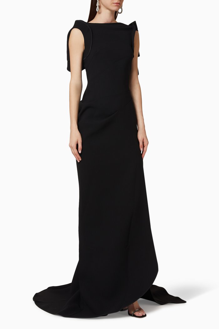 

Monumental Evening Gown, Black