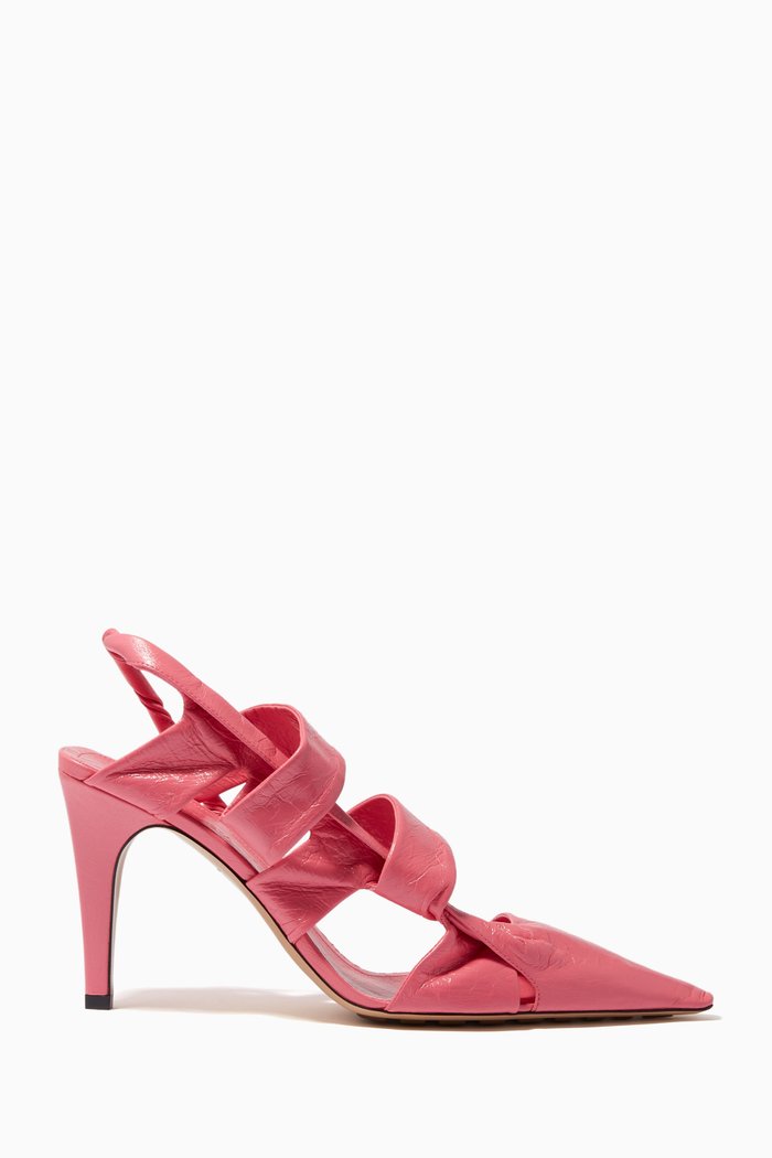 

The Point Slingback Pumps in Shiny Nappa, Pink