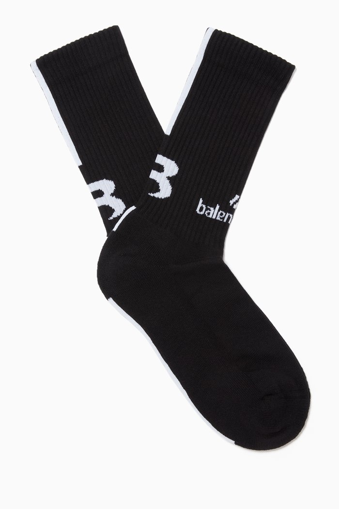 

Sponsor Socks in Technical Cotton, Black