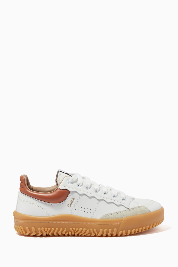 

Franckie Low-top Sneakers in Smooth Calfskin, White