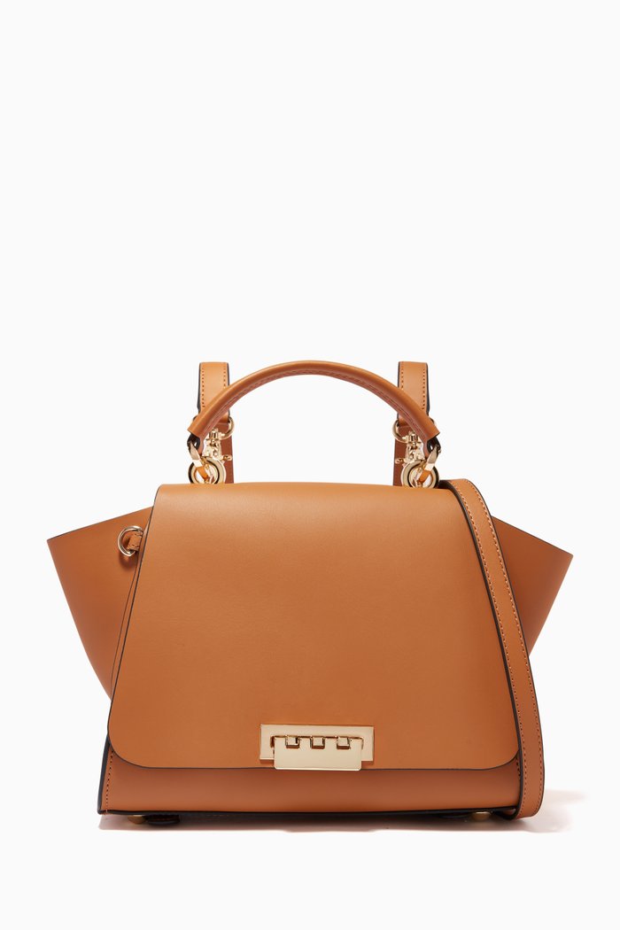

Eartha Convertible Backpack in Leather, Brown