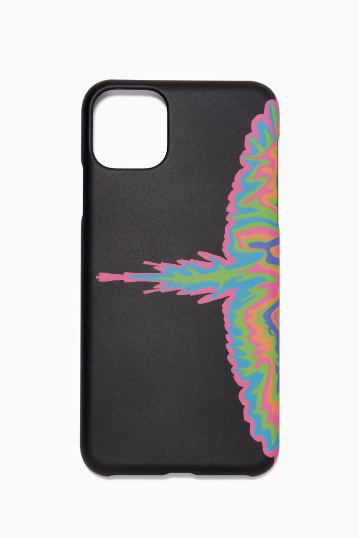 

Psychedelic Wings iPhone 11 Pro Max Case, Black