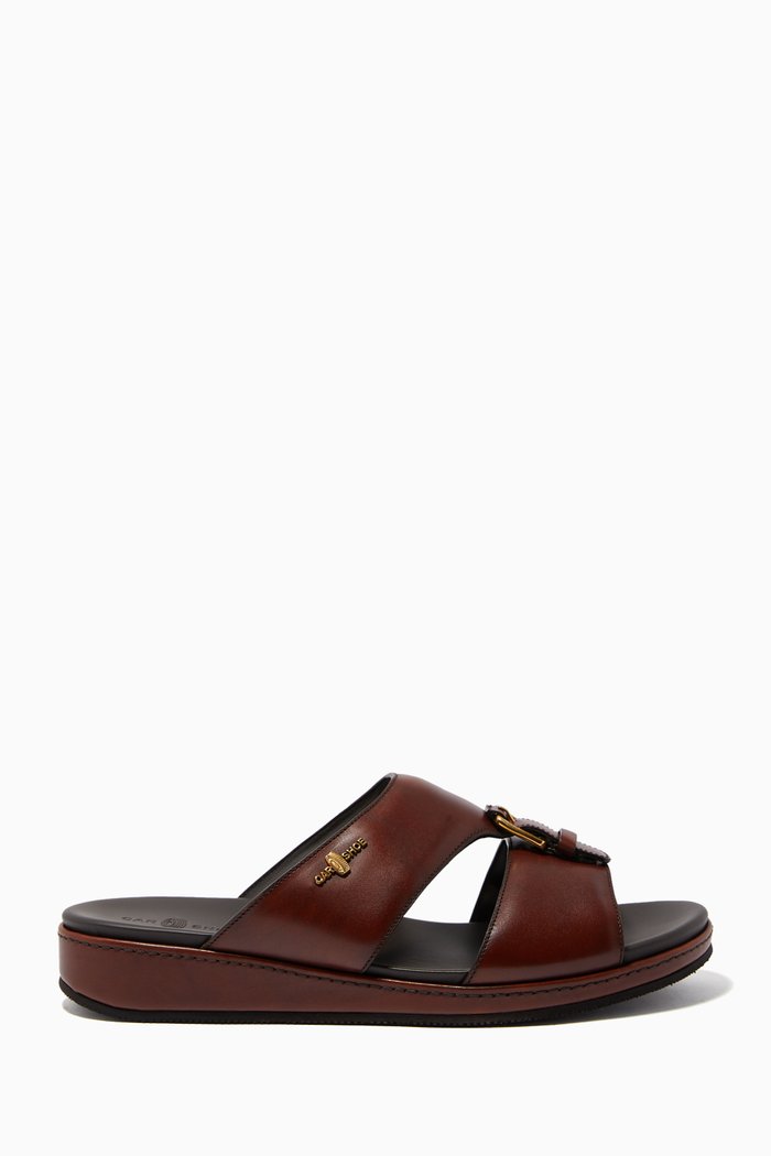 

Arabic Sandals in Leather, Brown