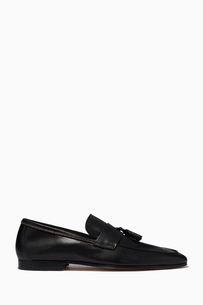 

Hilton Loafers in Leather, Black