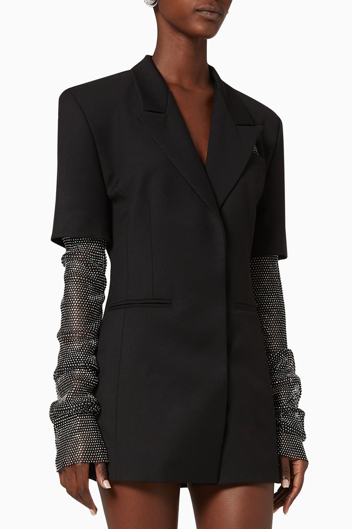 

Matrix Blazer Dress, Black
