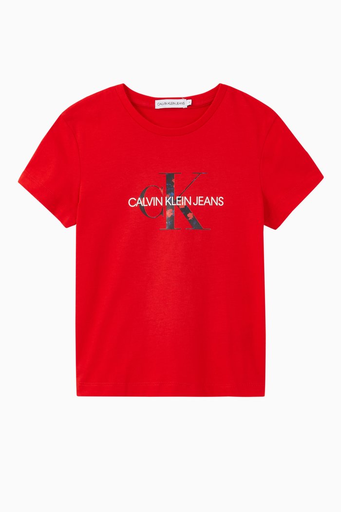 

CK Seasonal Jersey T-Shirt, Red