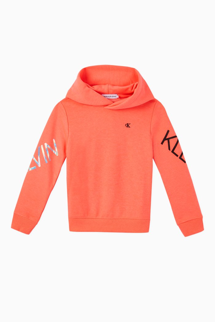 

Logo Organic Cotton Hoodie, Orange